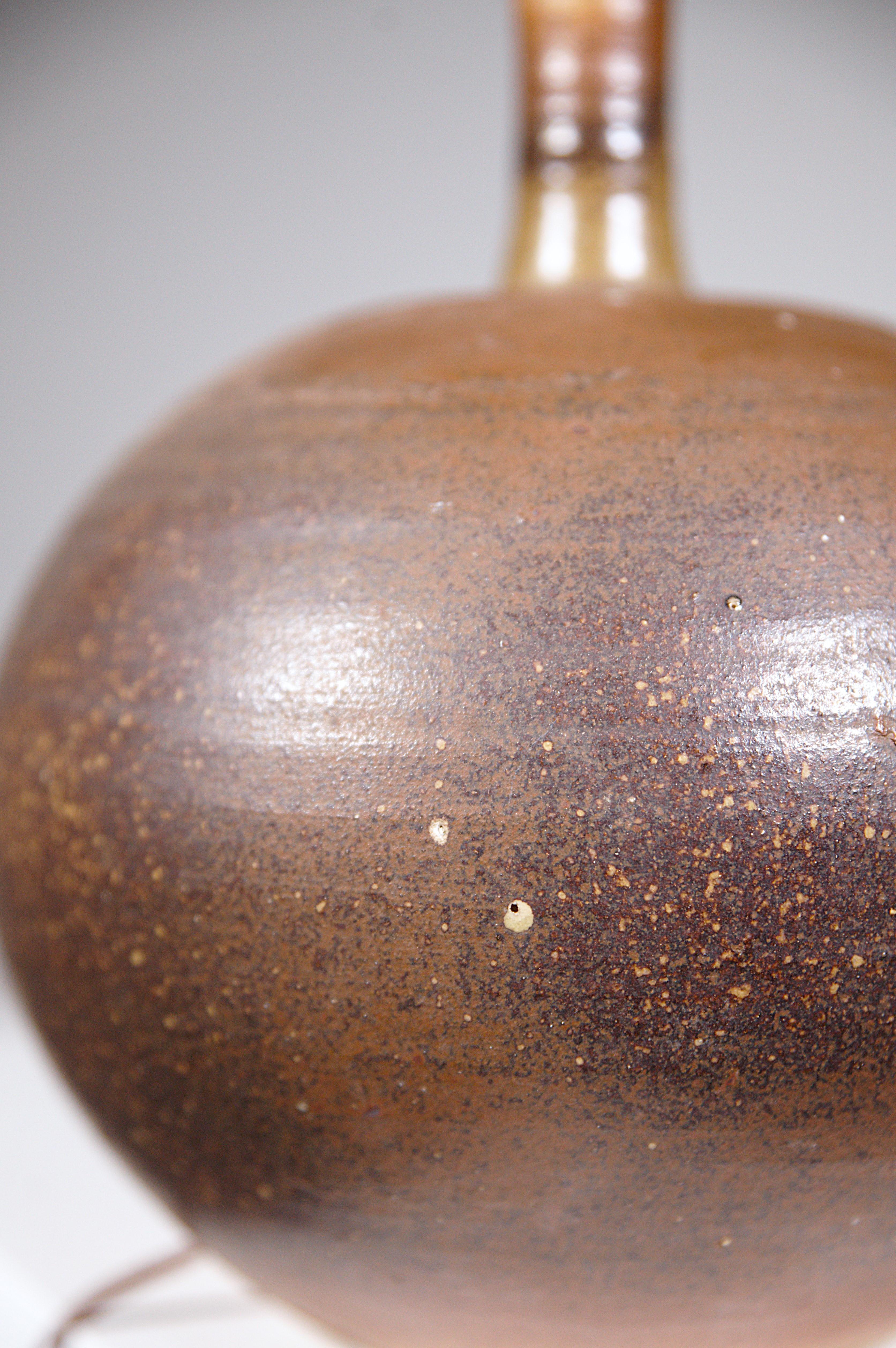 A Stoneware Lamp by Pierre Digan La Borne France 1970's For Sale 1
