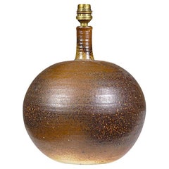 A Stoneware Lamp by Pierre Digan La Borne France 1970's