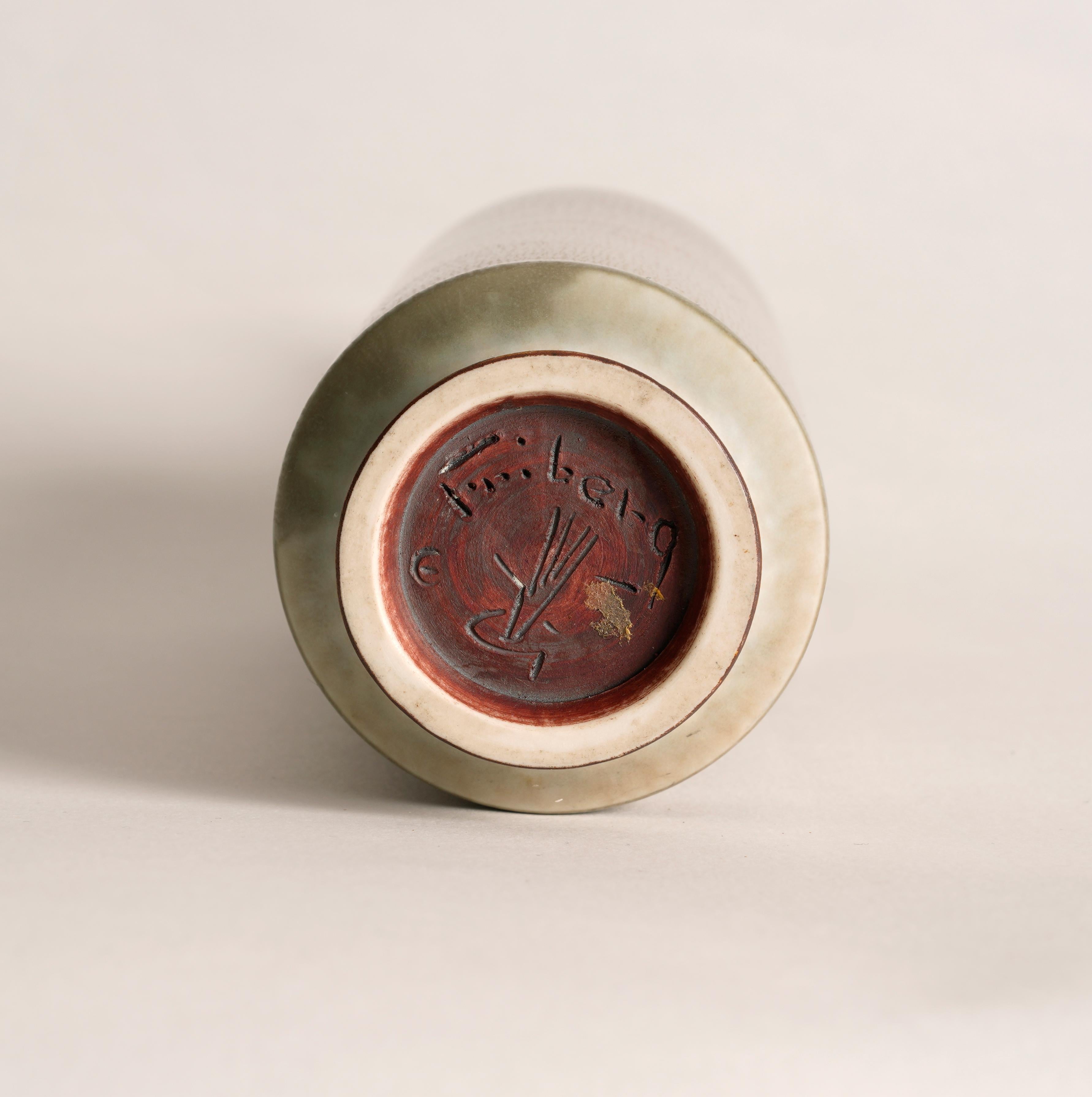 Svedese Vaso in gres di Berndt Friberg, Berndt 1963 in vendita