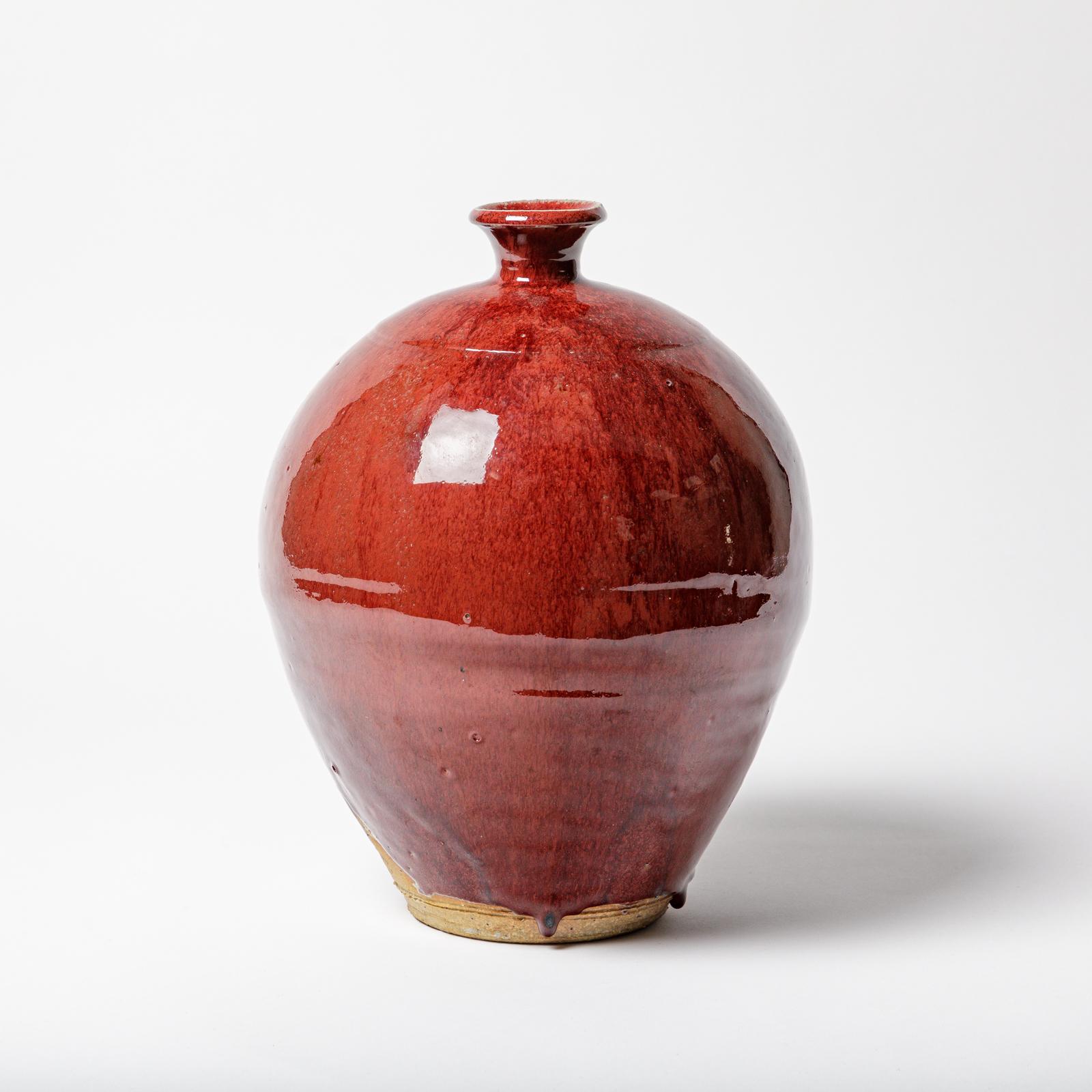 Vase aus Steingut von John Bailey to La Borne, um 1997 im Zustand „Hervorragend“ im Angebot in Saint-Ouen, FR
