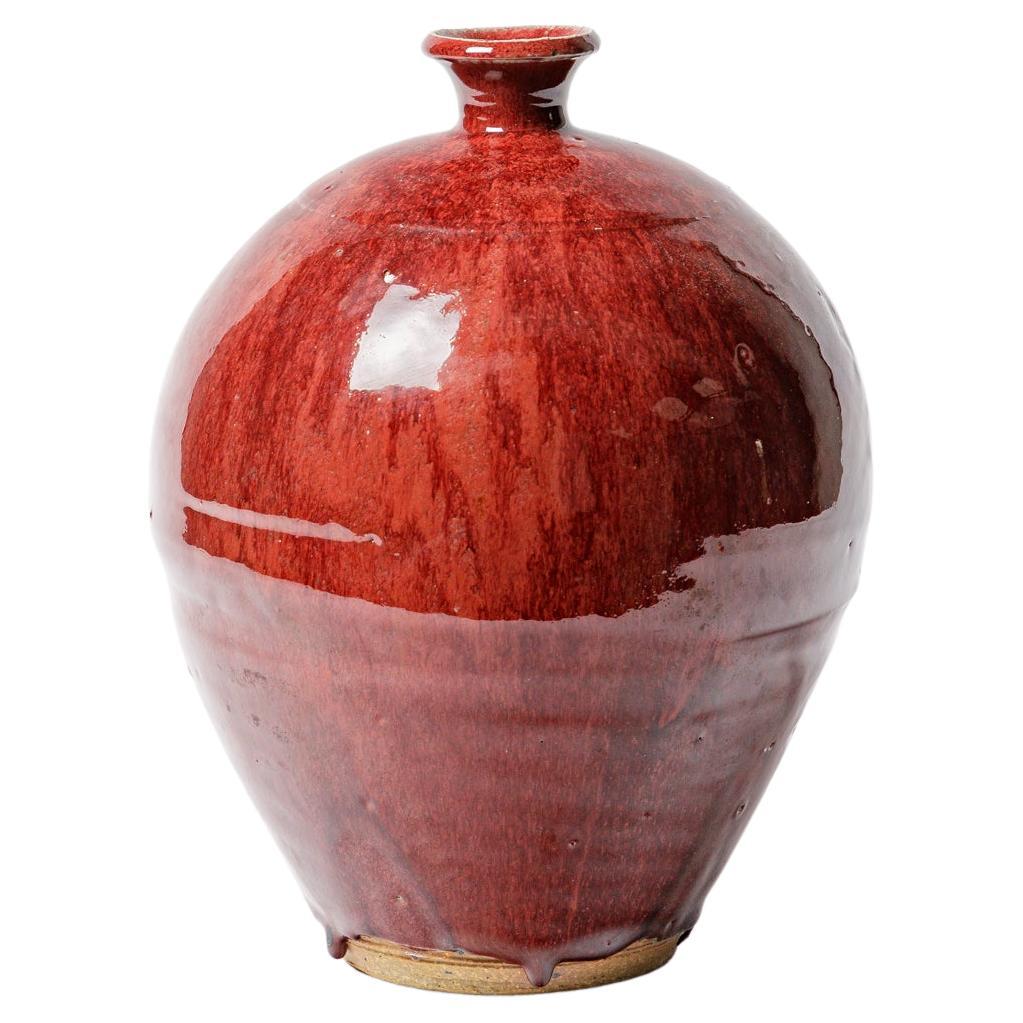 Vaso in gres di John Bailey a La Borne, circa 1997