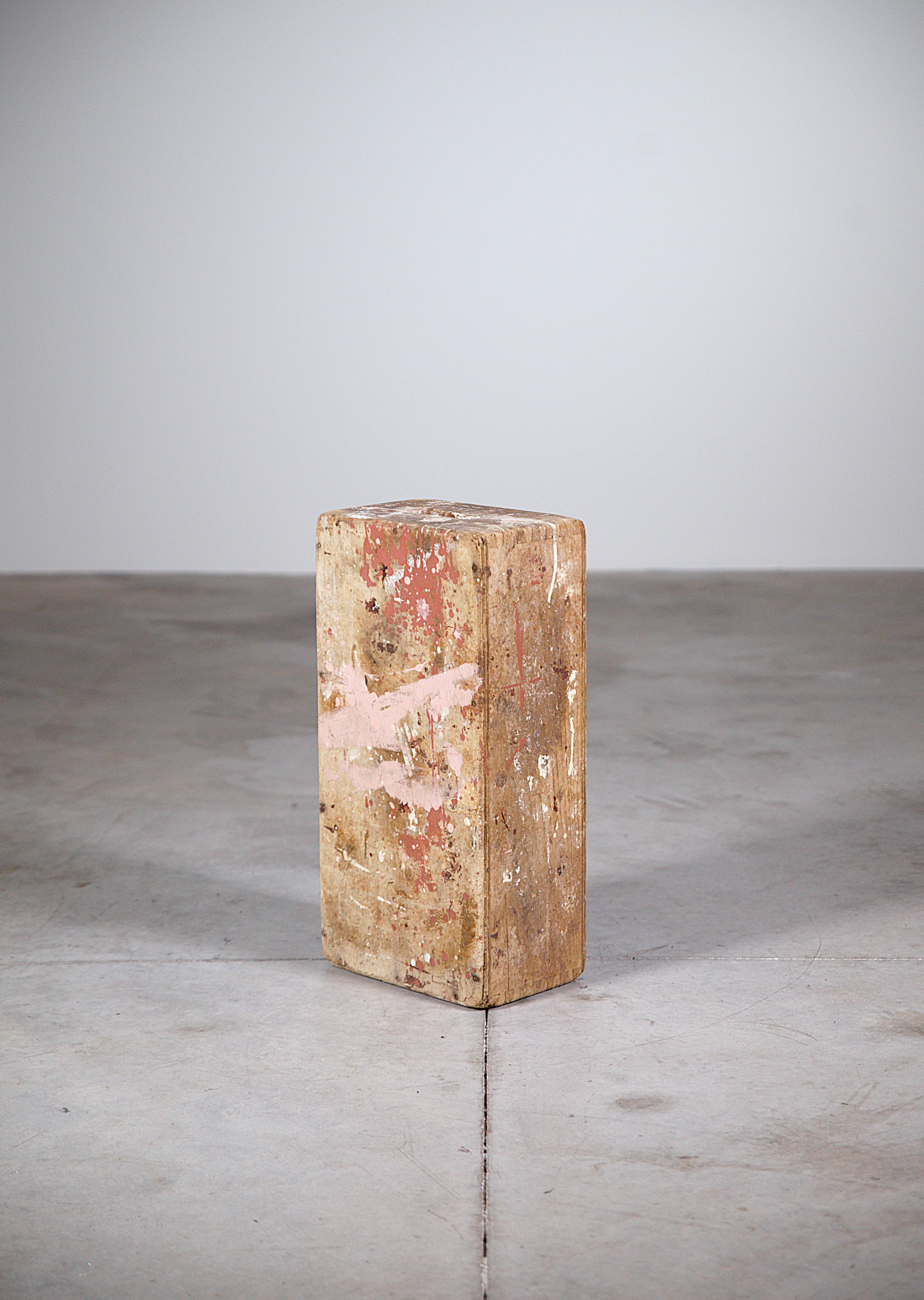 Bois Tabouret d'une cabane de pêcheur à Marseille France 1950's en vente
