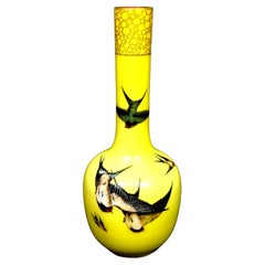 A Striking Early 20th Century Mount Washington Cased Glass Bottle Vase