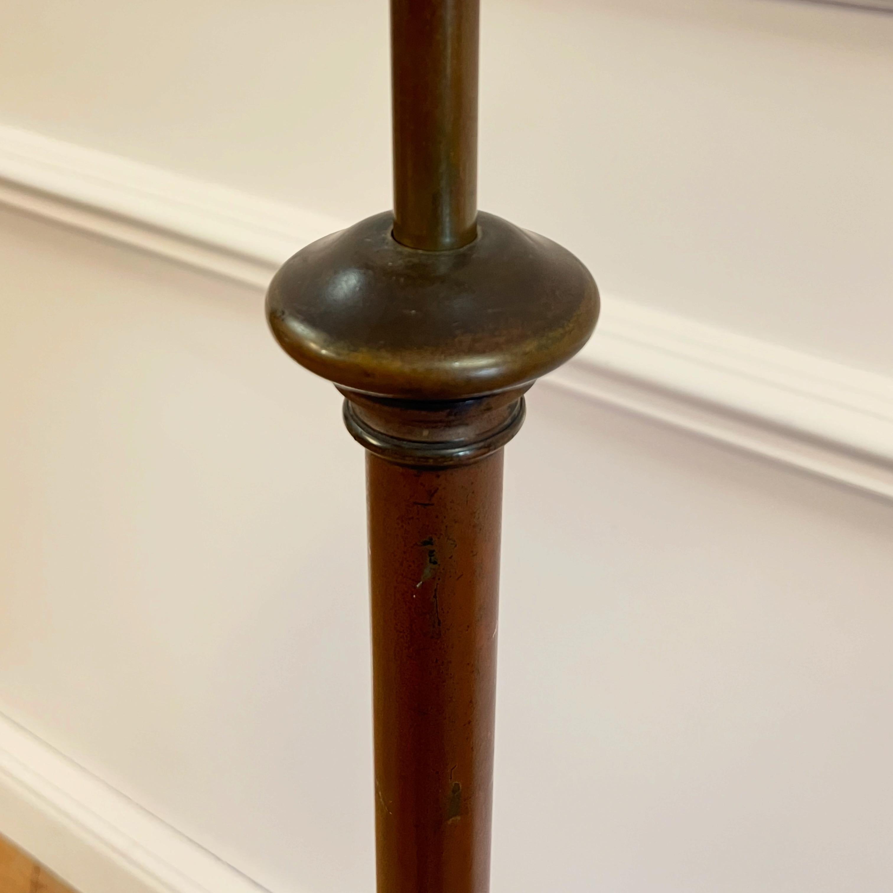 Lampadaire baroque en laiton Bon état - En vente à London, GB