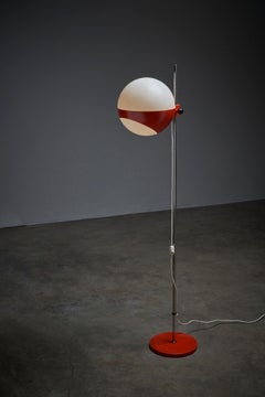 Striking Fusion of Space Age Chic: Floor Lamp by BAG Turgi, Switzerland