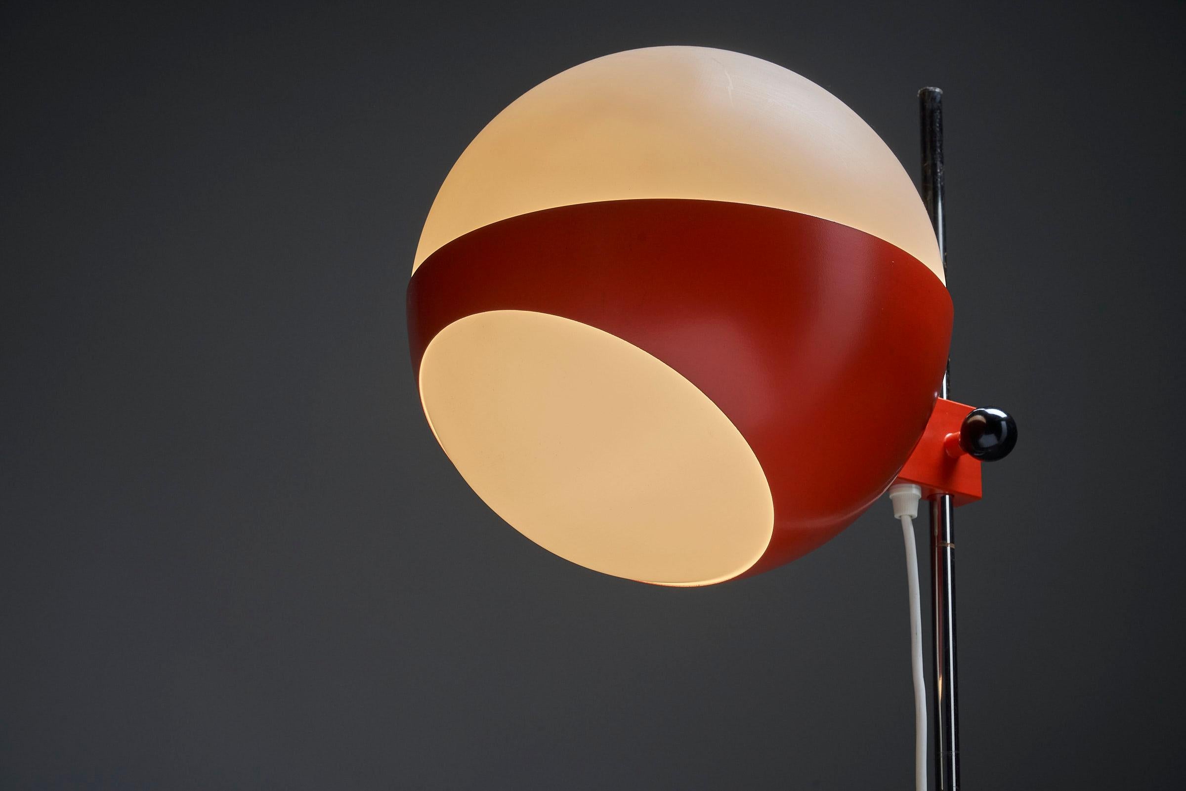 Mid-20th Century Striking Fusion of Space Age Chic: Floor Lamp by BAG Turgi, Switzerland For Sale