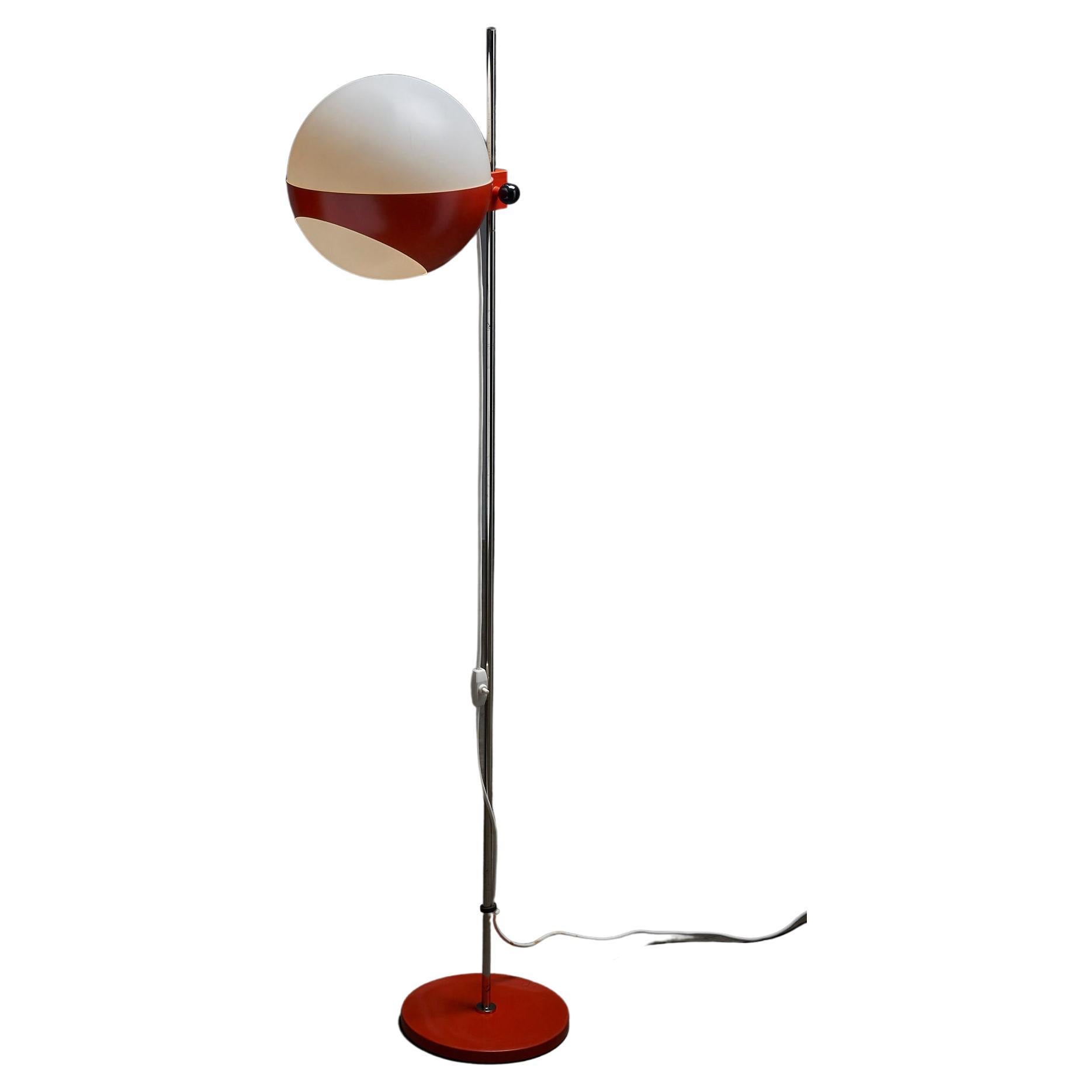 Striking Fusion of Space Age Chic: Floor Lamp by BAG Turgi, Switzerland