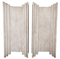 A Striking Pair of Cabinets Designed By John Dickinson For Dr. Leo Keoshian Home