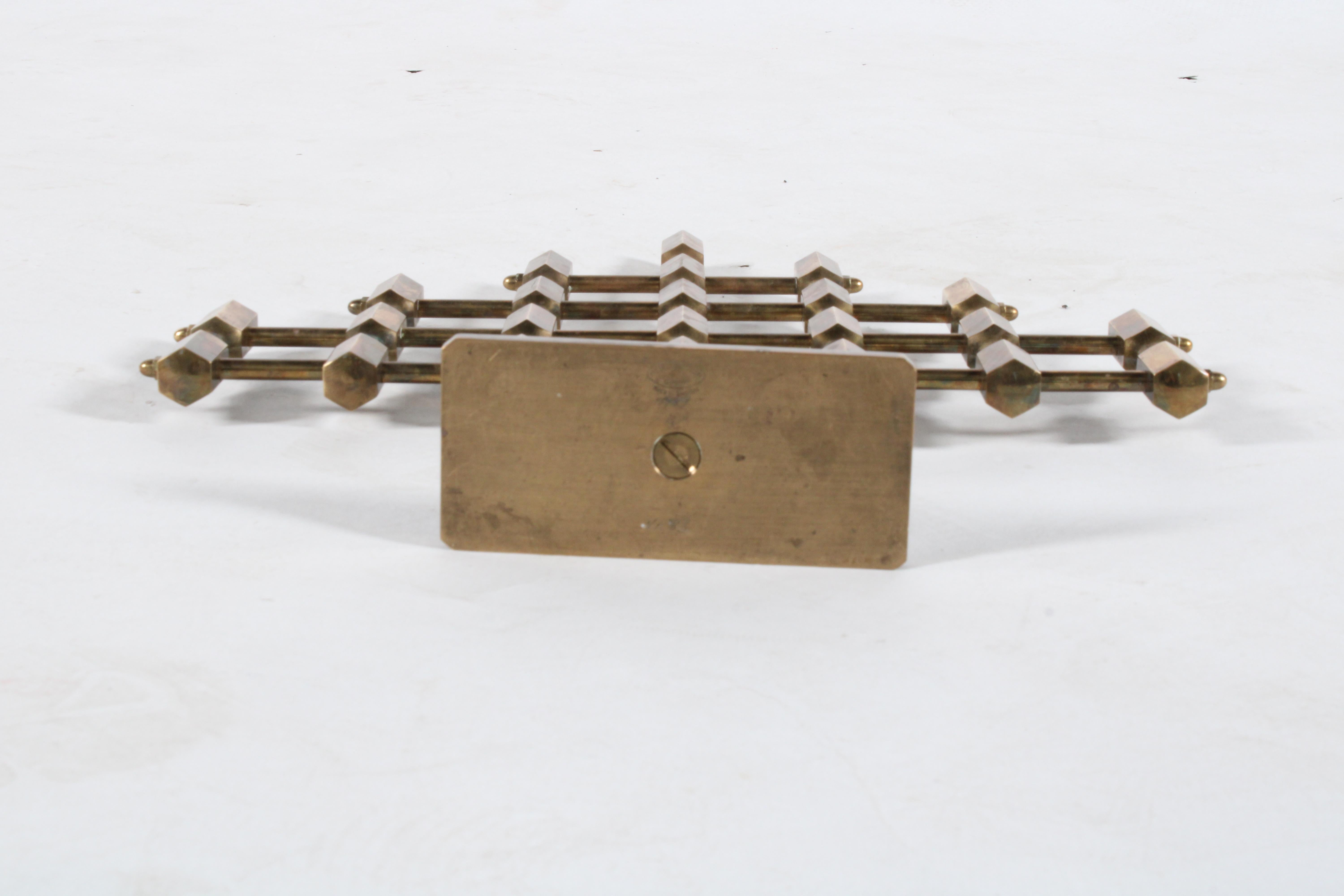A Striking Solid Brass Candelabra By Gusum Metallslojden Sweden * Free Delivery 1