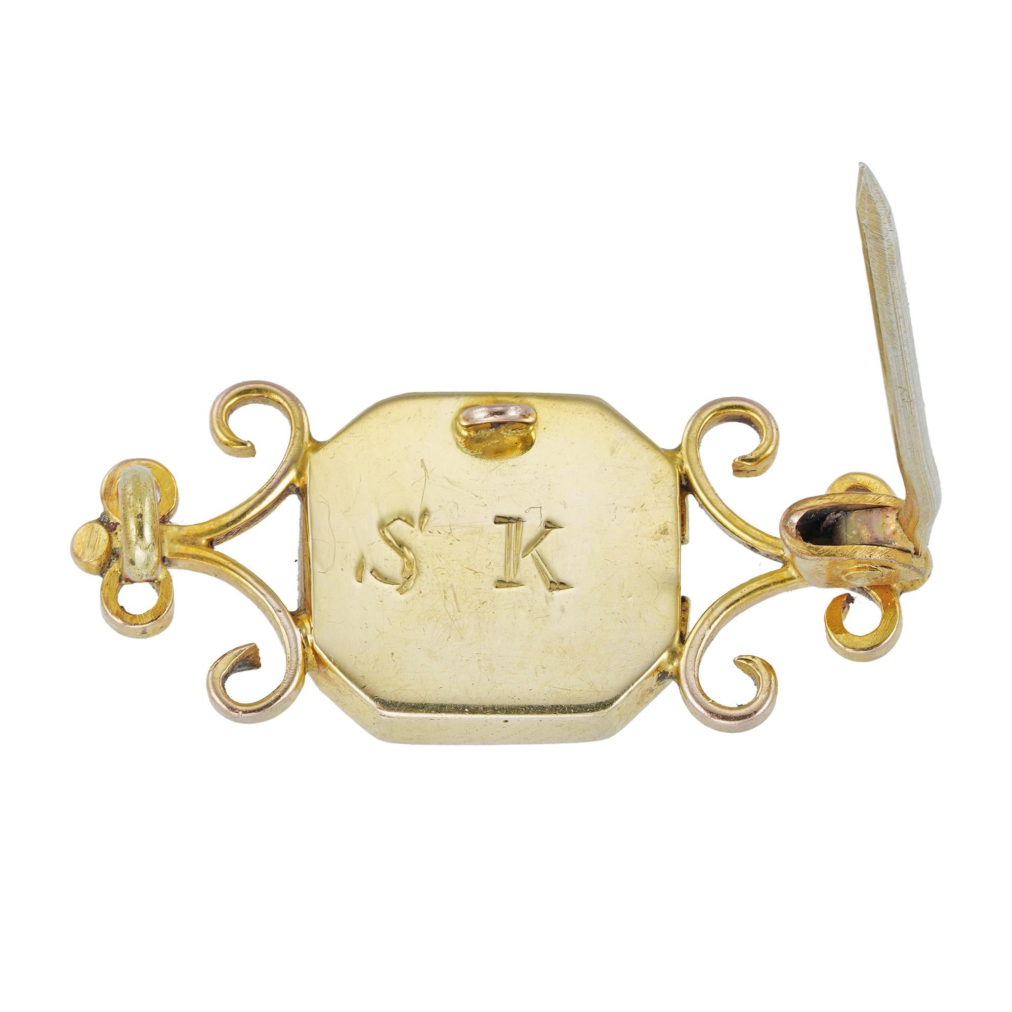 Stuart Crystal and Gold Brooch For Sale at 1stDibs | stuart crystal jewelry