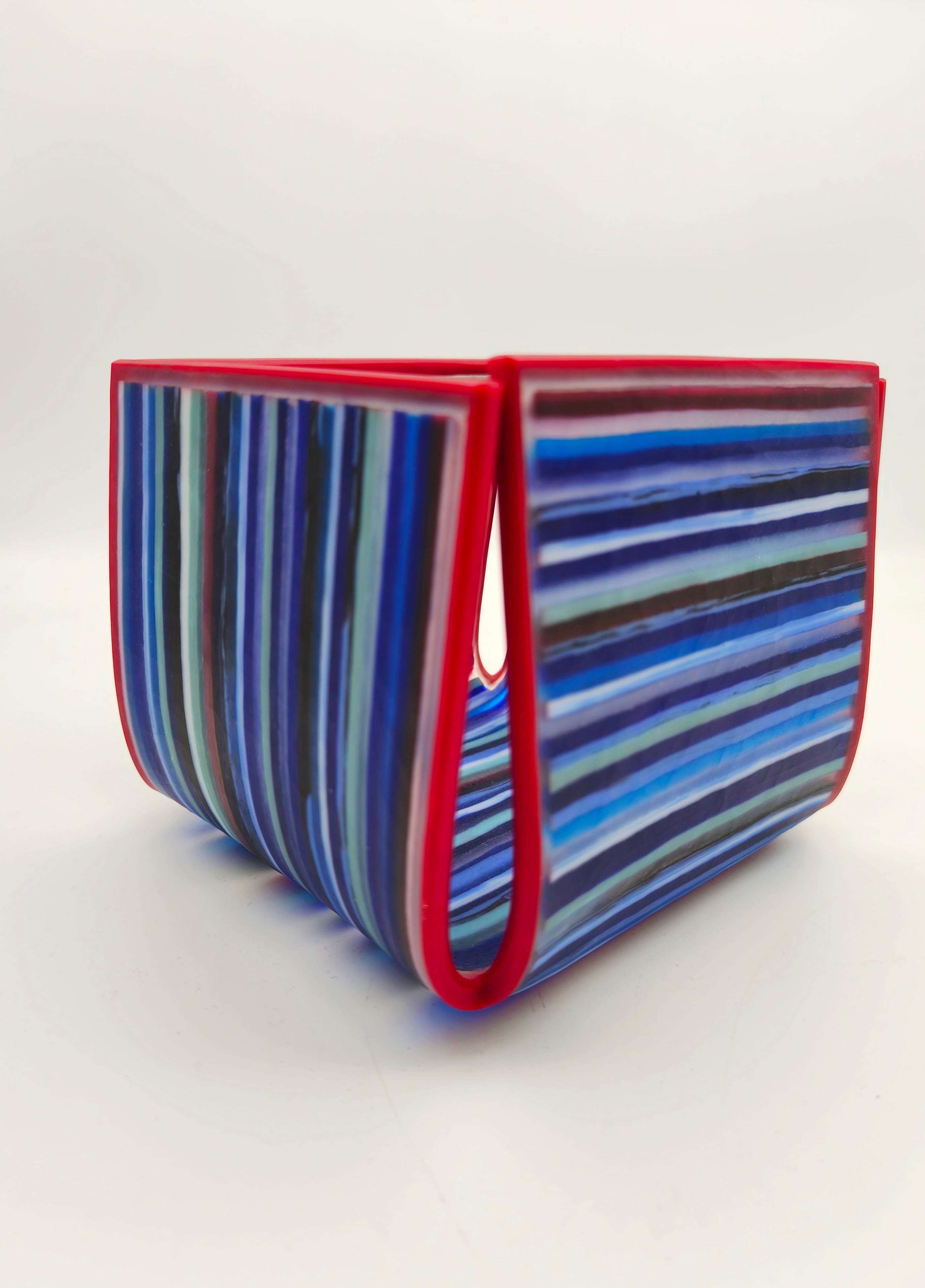 A studio glass fusing object 