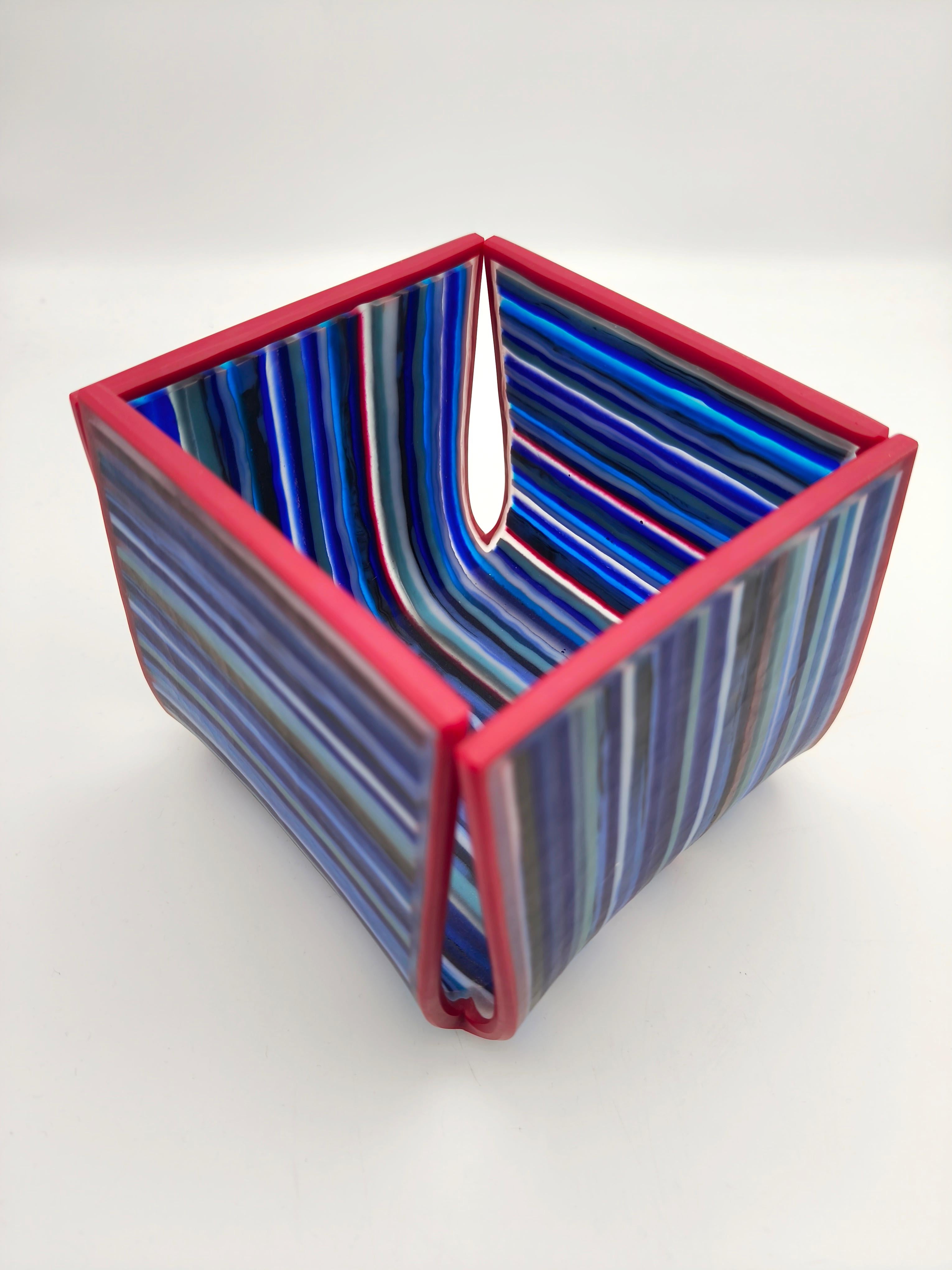 Australian A studio glass fusing object 