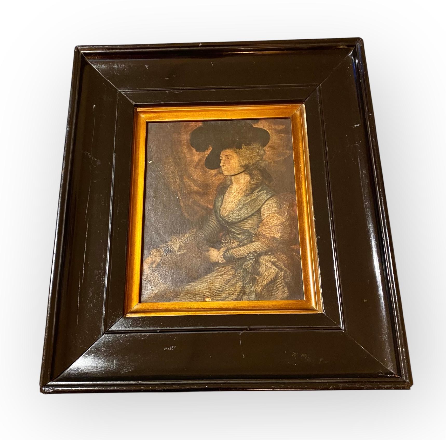 Un estudio del retrato de Thomas Gainsborough de la actriz galesa Sarah Siddons Victoriano tardío en venta