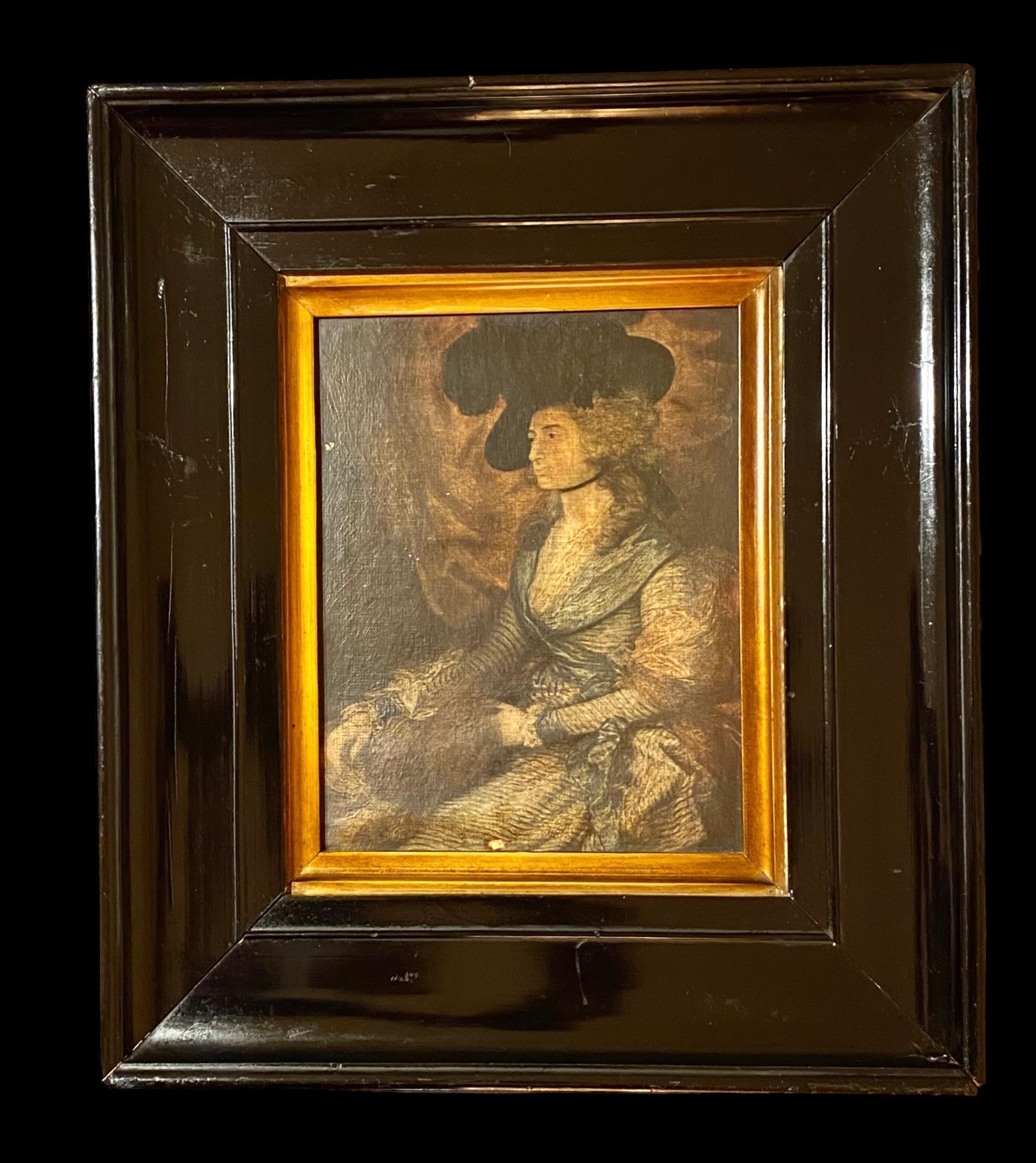 Un estudio del retrato de Thomas Gainsborough de la actriz galesa Sarah Siddons Inglés en venta