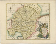 A Stunning 1744 Bowen Map: South East Germany & Queen of Hungary’s Dominions