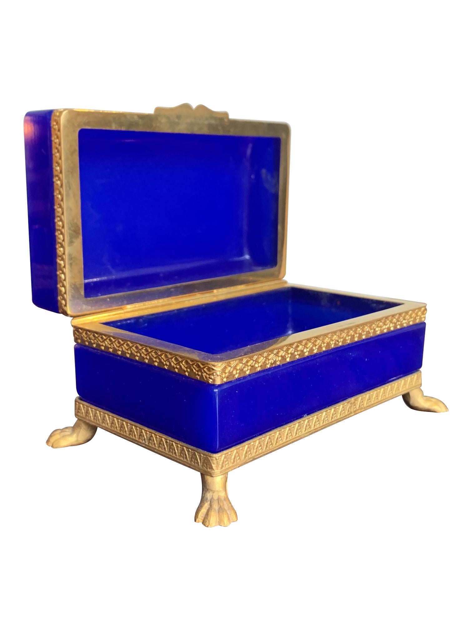 blue jewellery box
