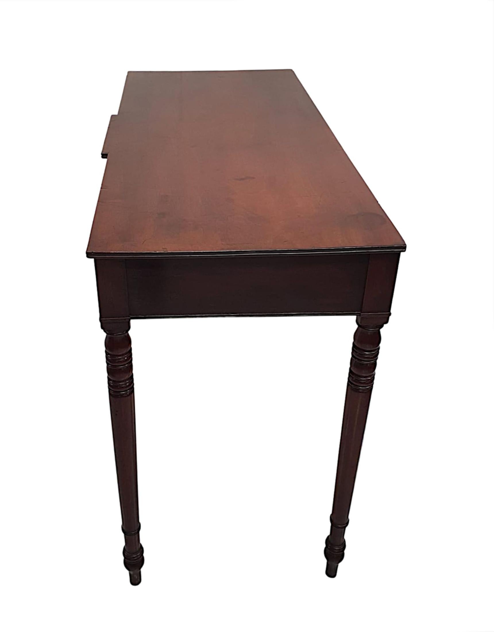 Mahogany Stunning 19th Century Console or Hall or Side Table For Sale