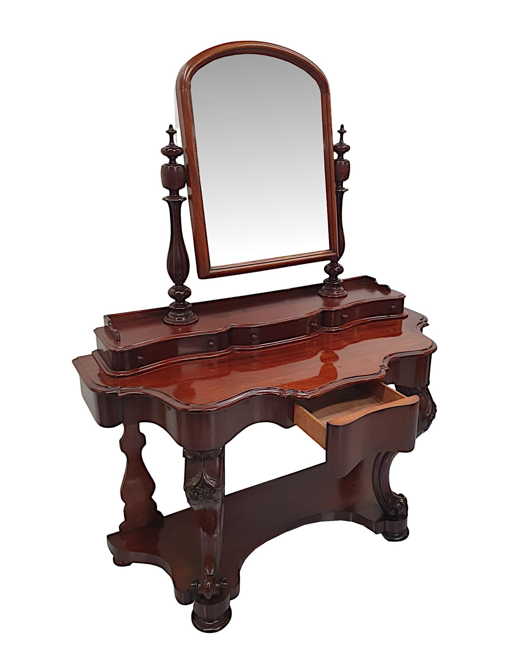 A Stunning 19th Century Duchess Dressing Table In Good Condition For Sale In Dublin, IE