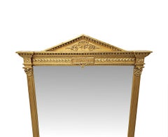 A Stunning 19th Century Giltwood Overmantel Mirror