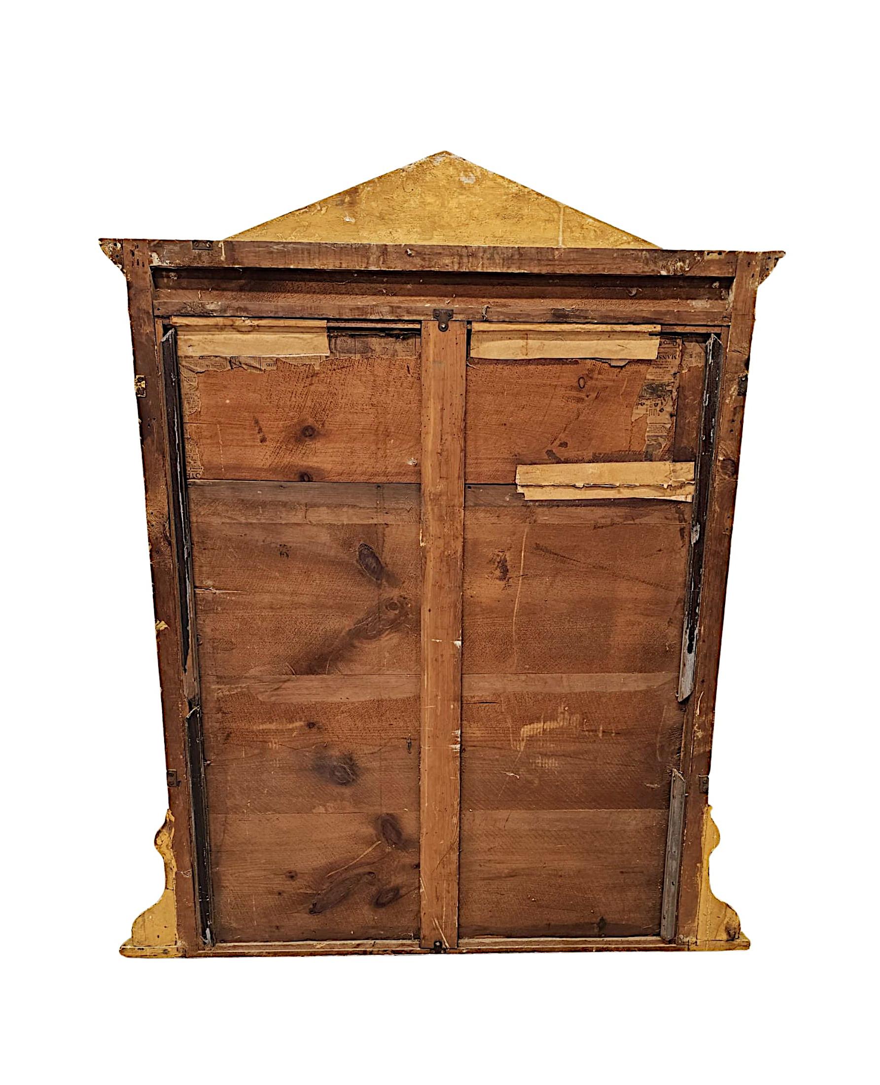Verre Superbe miroir à trumeau en bois doré du XIXe siècle en vente