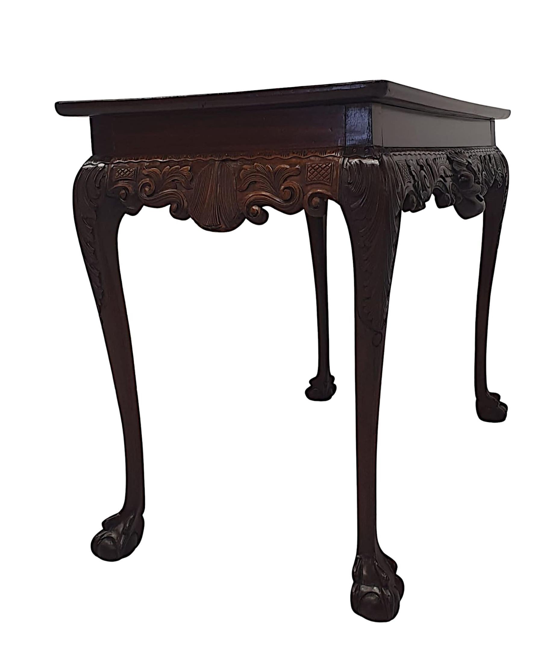 Stunning 19th Century Irish Console Table In Good Condition For Sale In Dublin, IE