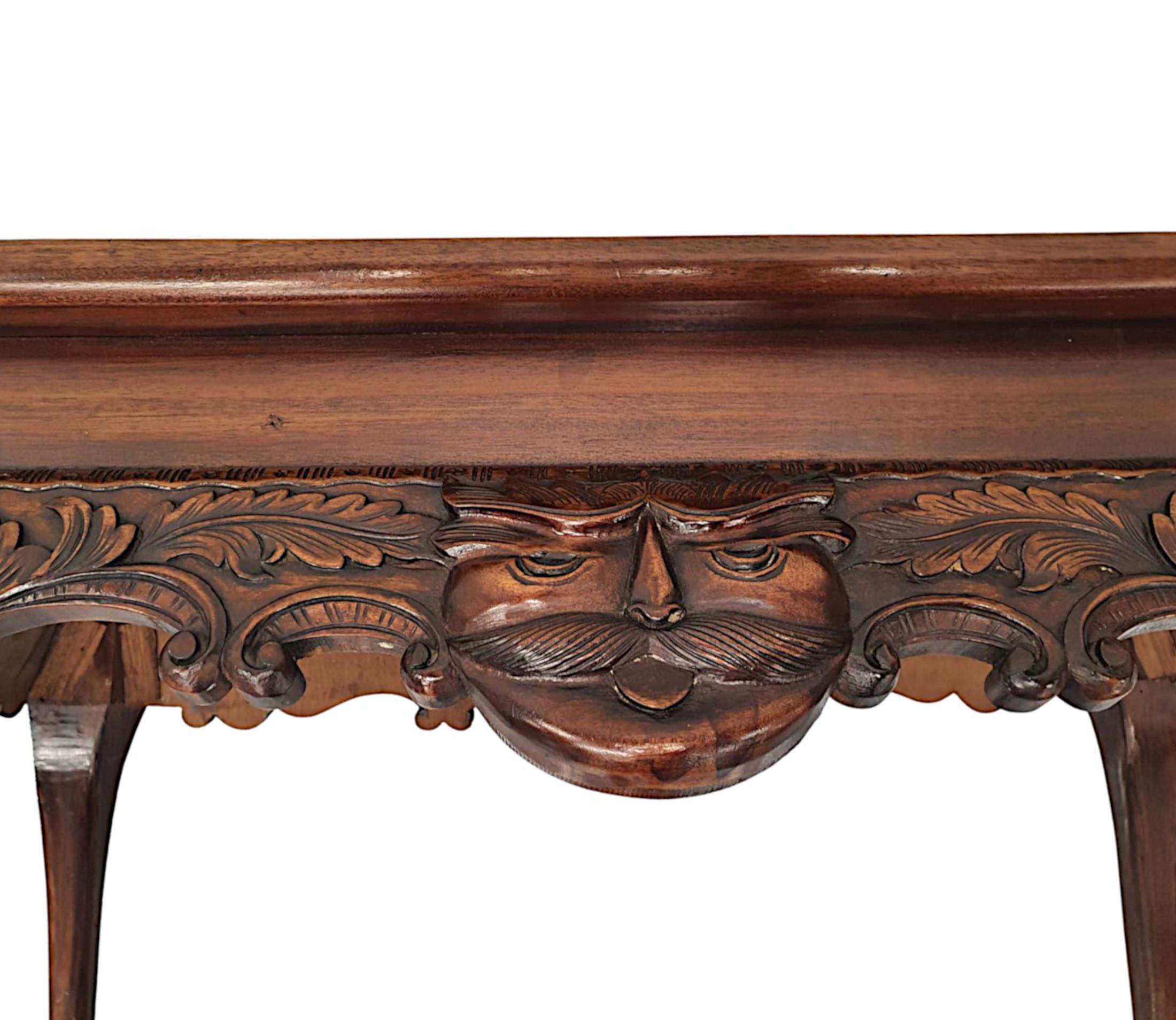 Stunning 19th Century Irish Console Table For Sale 1