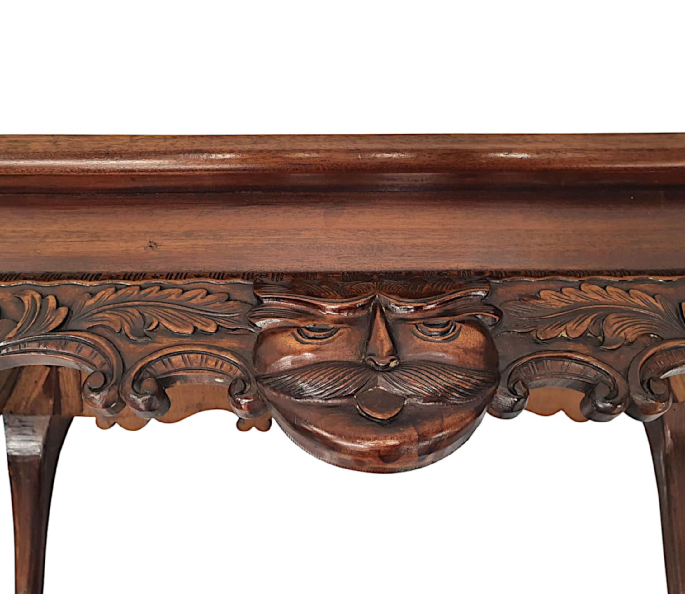 Stunning 19th Century Irish Console Table For Sale 2