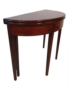 A Stunning 19th Century Irish Georgian Turn Over Leaf Tea Table