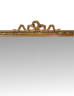 Stunning 19th Century Large Giltwood Dressing or Hall Mirror
