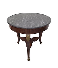 A Stunning 19th Century Marble Top Centre Table with Ormolu Mounts