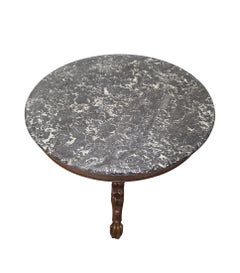 A Stunning 19th Century Marble Top Circular Centre Table
