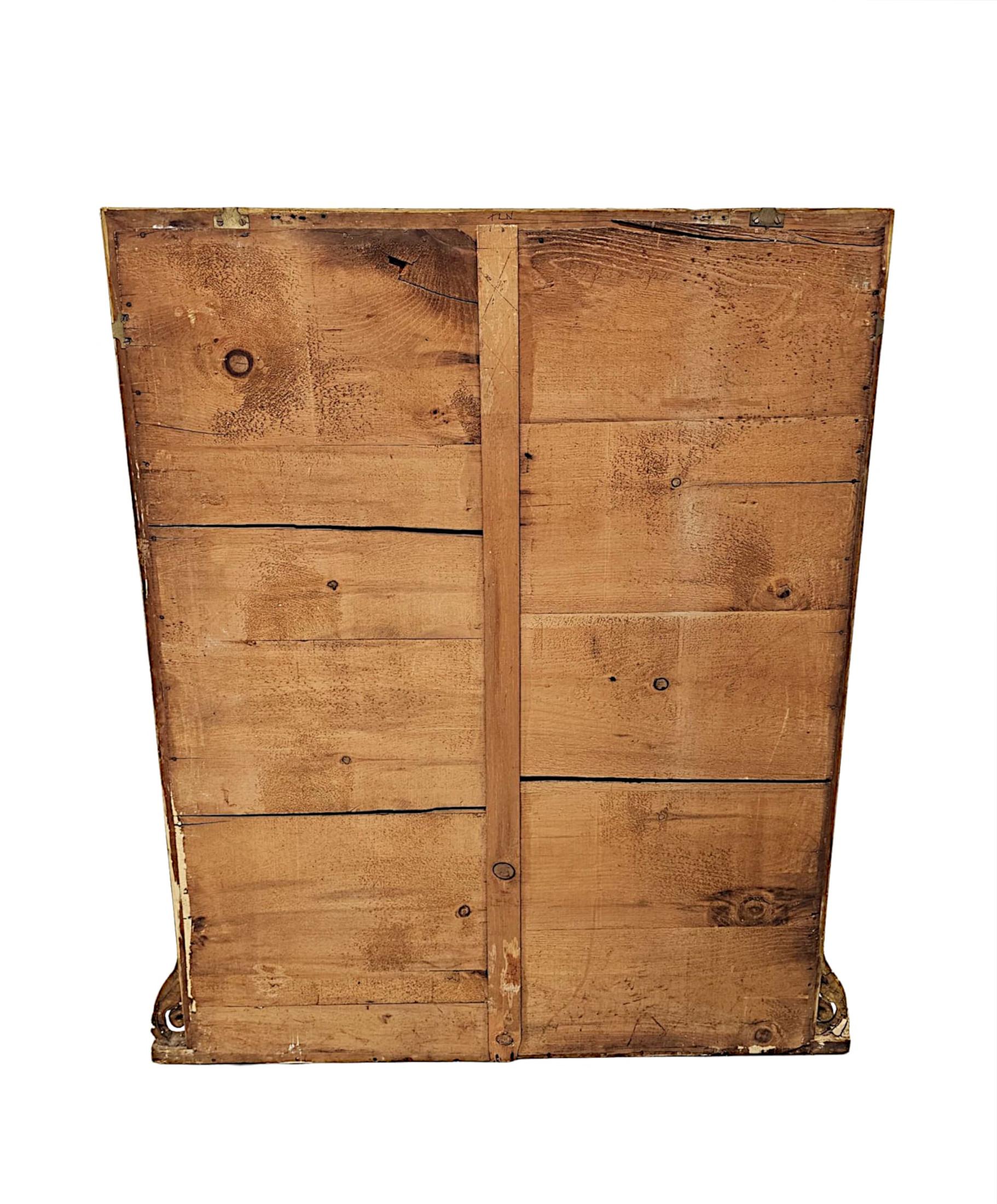 Verre Superbe miroir à trumeau rectangulaire en bois doré du XIXe siècle en vente