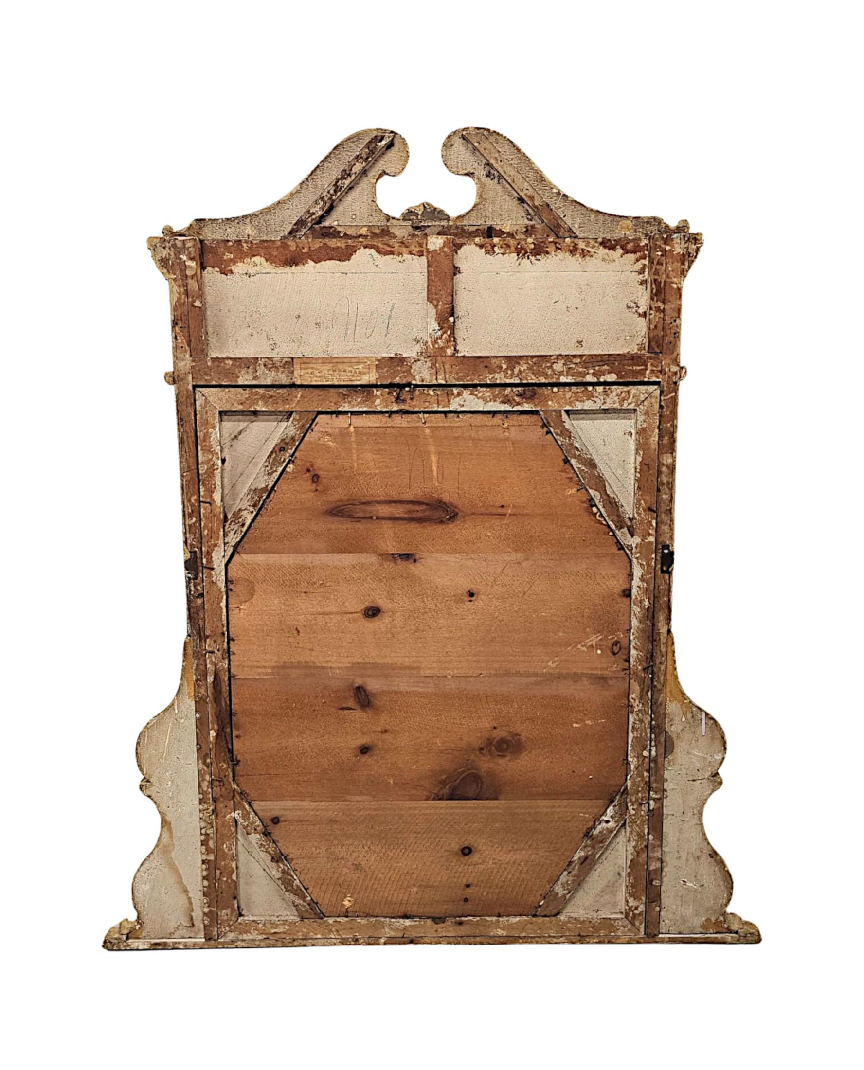 Superbe miroir d'entrée ou trumeau en bois doré du 19e siècle, signé Adams Design/One Bon état - En vente à Dublin, IE
