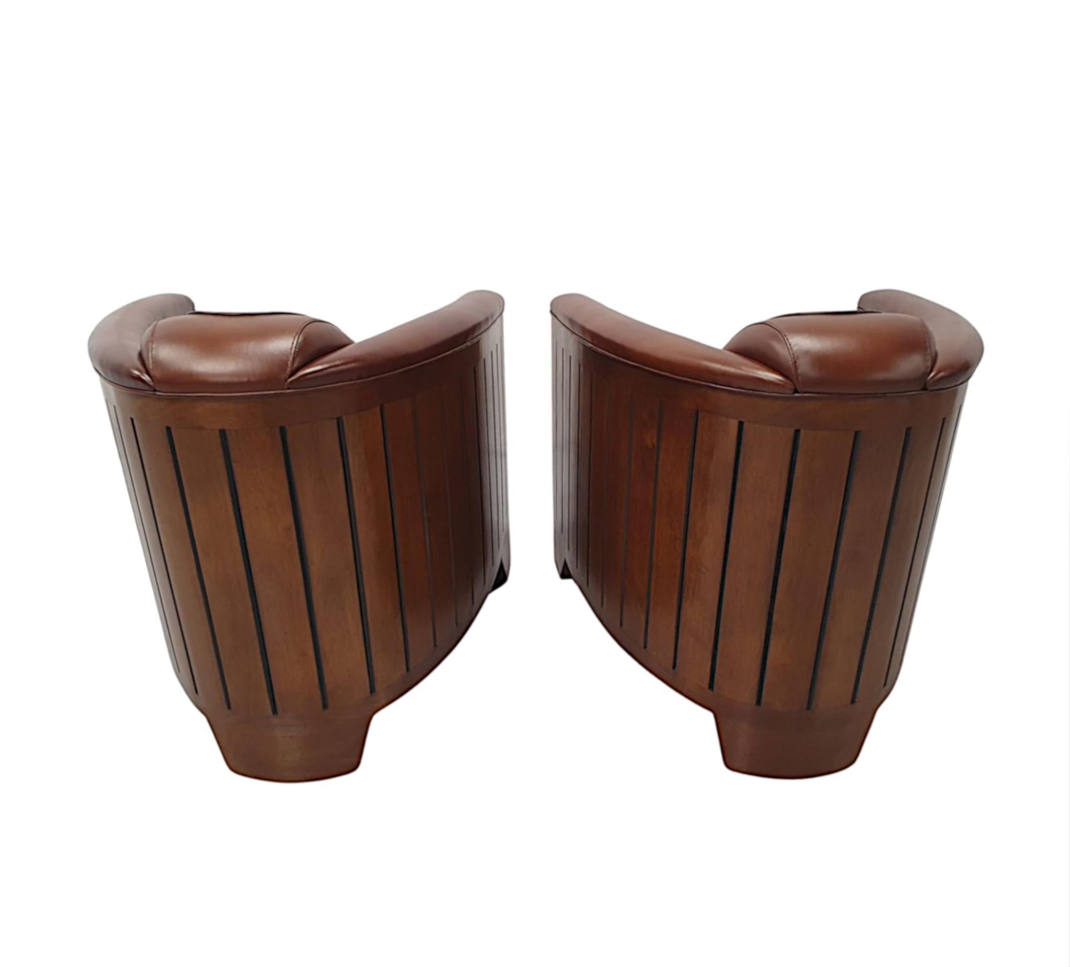 A Stunning Club Armchair in the Art Deco Style For Sale 3