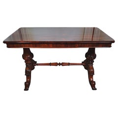 Stunning Early 19th Century George III Library Table in the Manner of Strahan