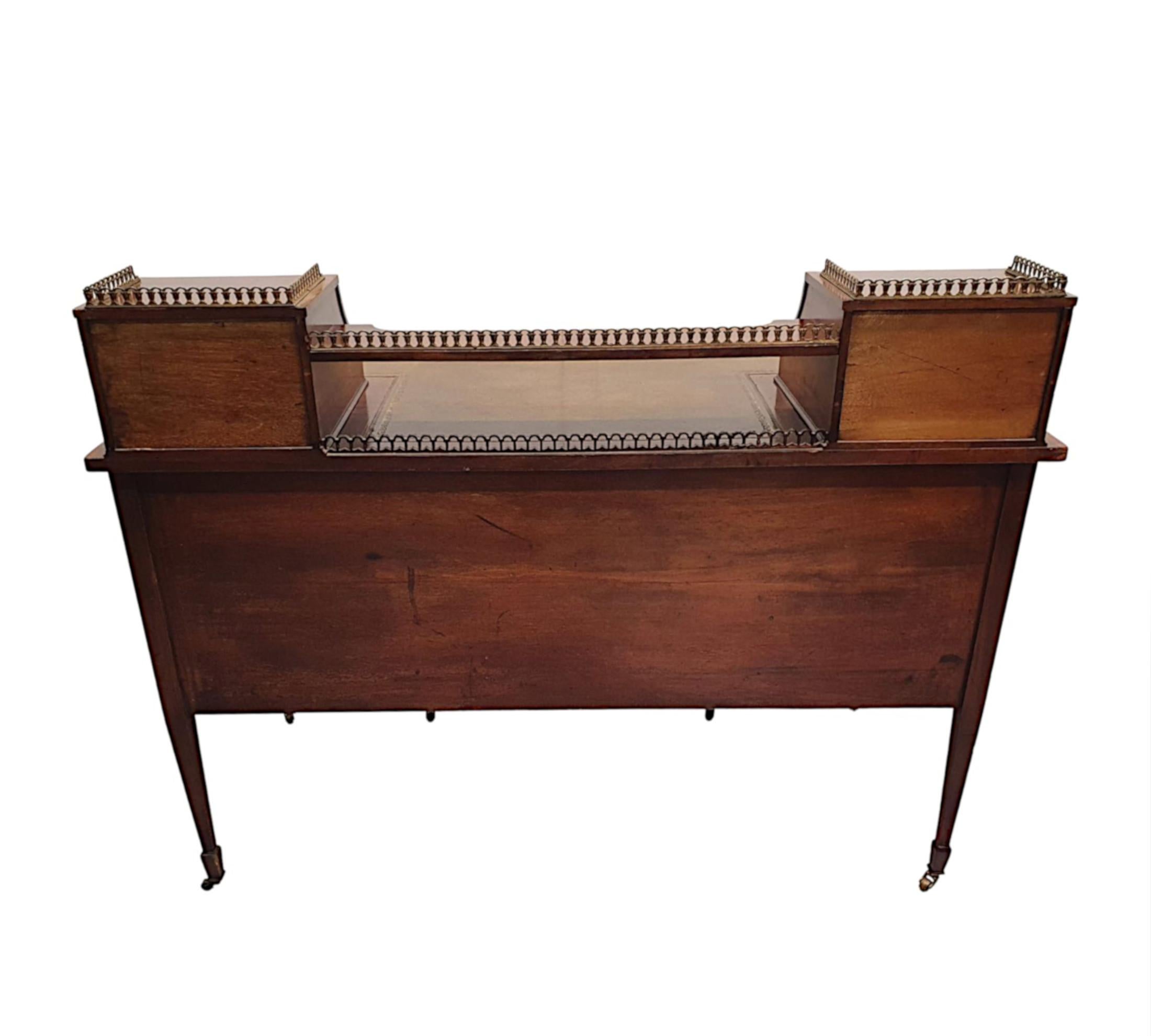A Stunning Edwardian Desk in the Carlton House Style by Maple of London For Sale 1