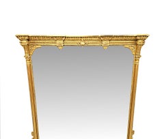 Uno splendido grande specchio in legno dorato del XIX secolo