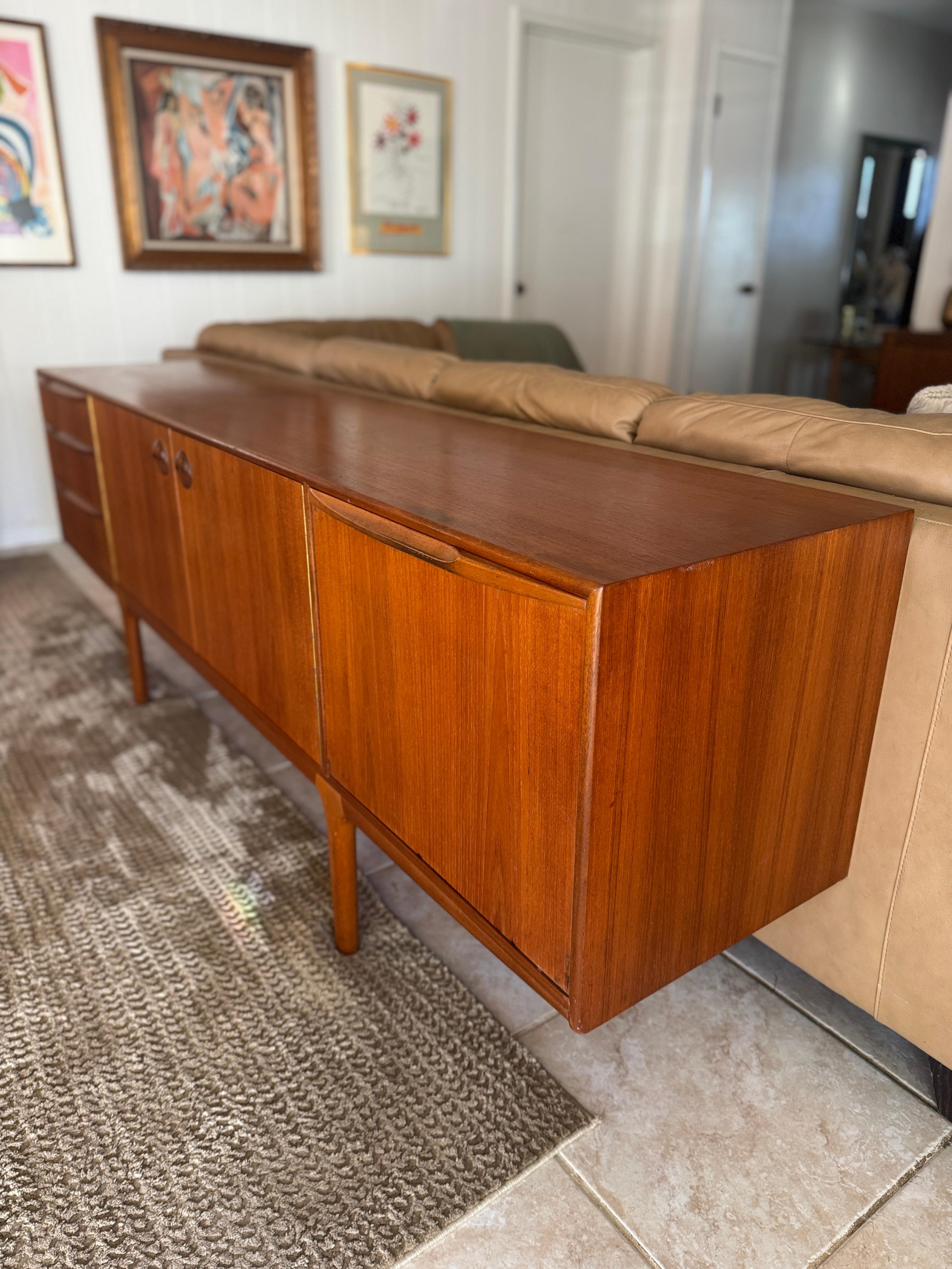 A stunning mid century modern sideboard by Scottish furniture maker McIntosh For Sale 2