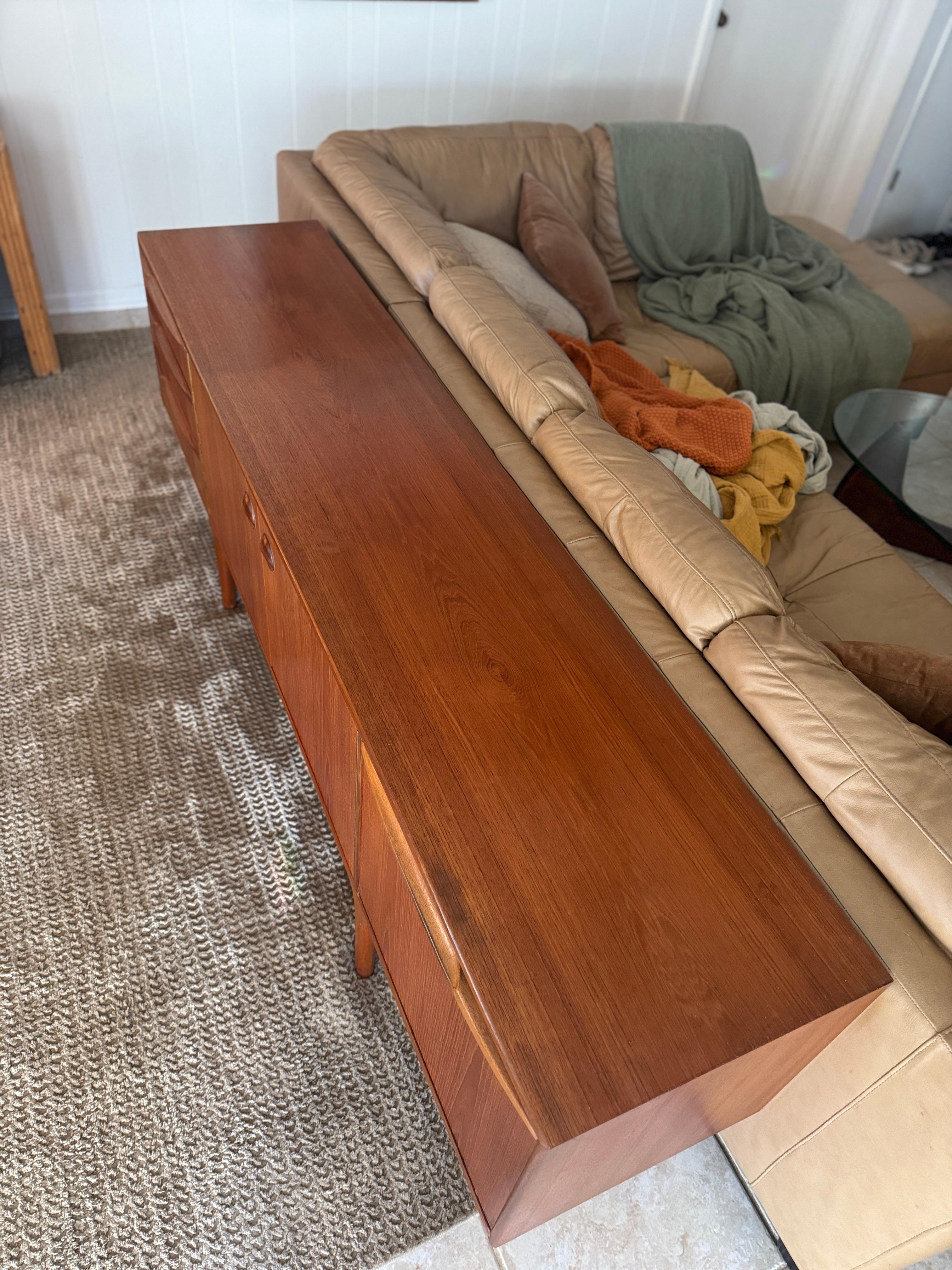 A stunning mid century modern sideboard by Scottish furniture maker McIntosh For Sale 5