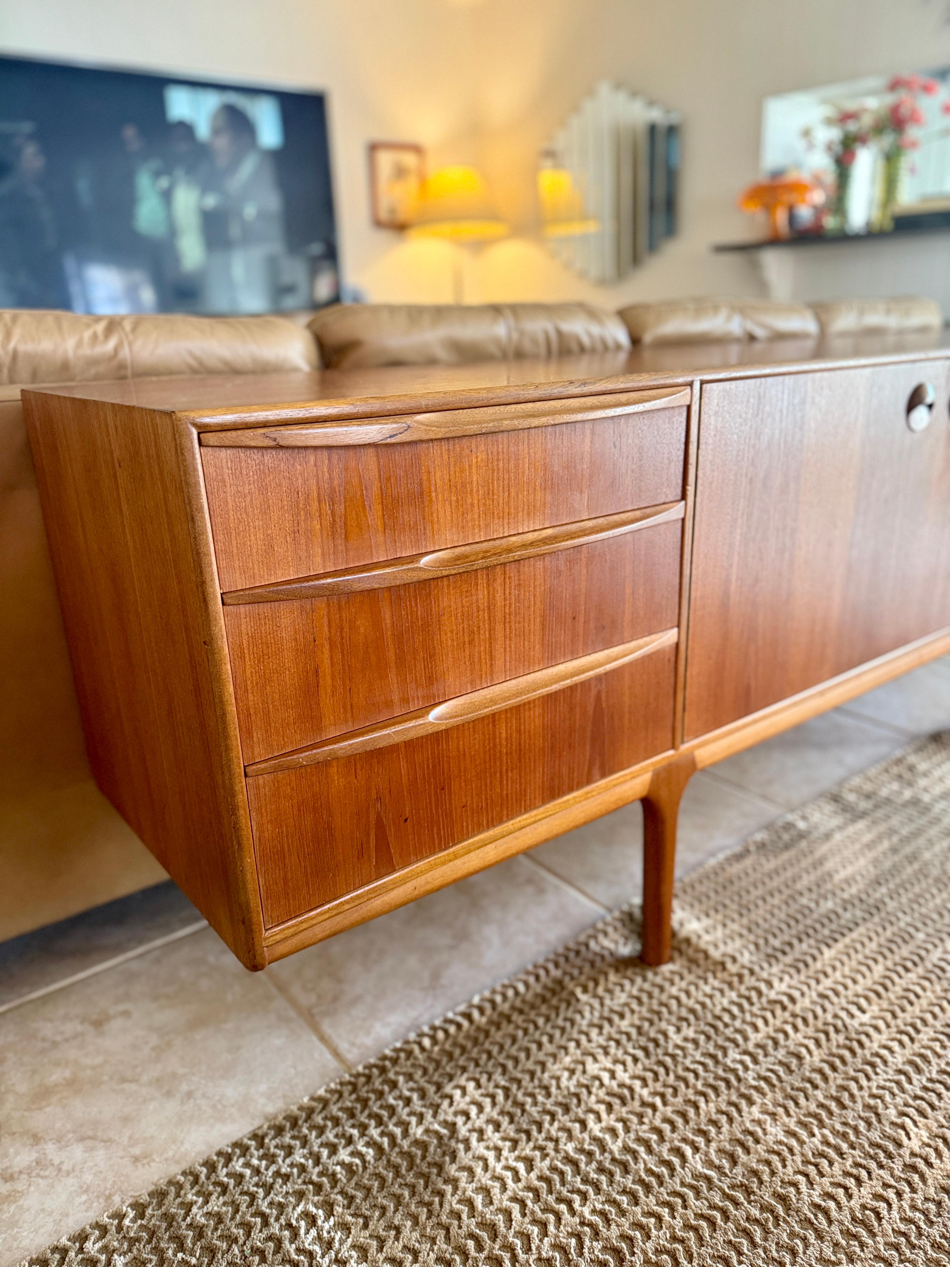 Mid-Century Modern A stunning mid century modern sideboard by Scottish furniture maker McIntosh For Sale