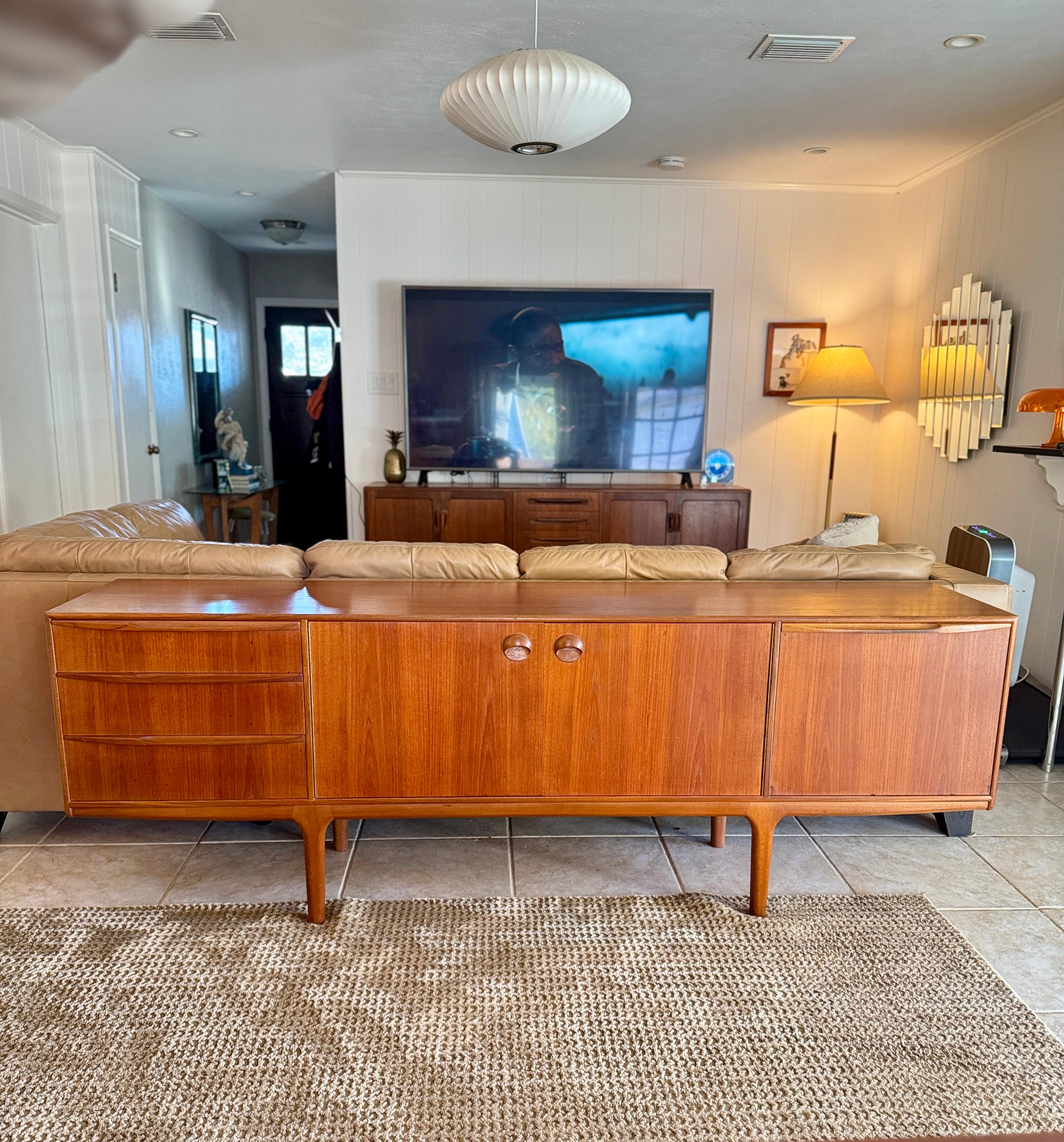 Mid-20th Century A stunning mid century modern sideboard by Scottish furniture maker McIntosh For Sale