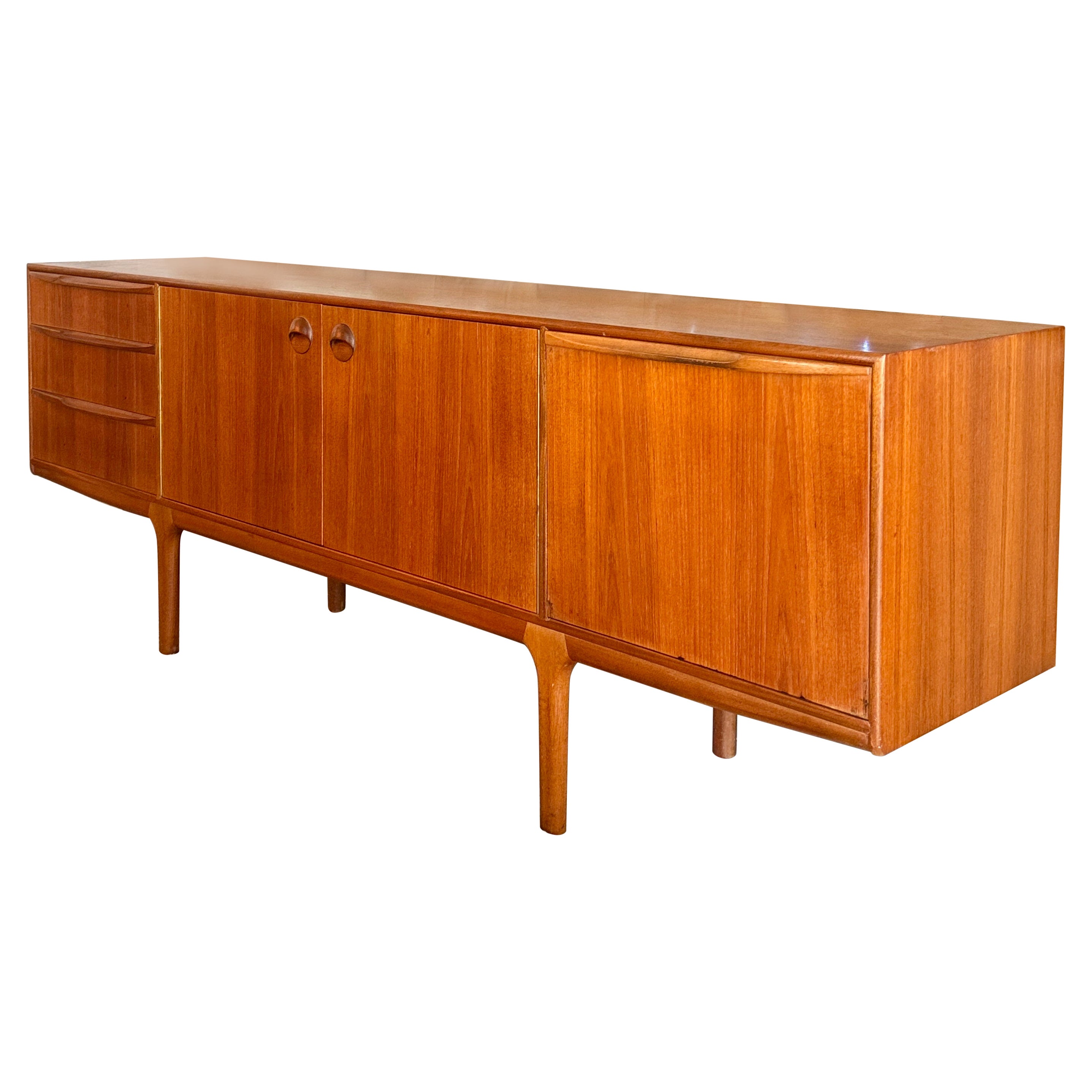 A stunning mid century modern sideboard by Scottish furniture maker McIntosh For Sale