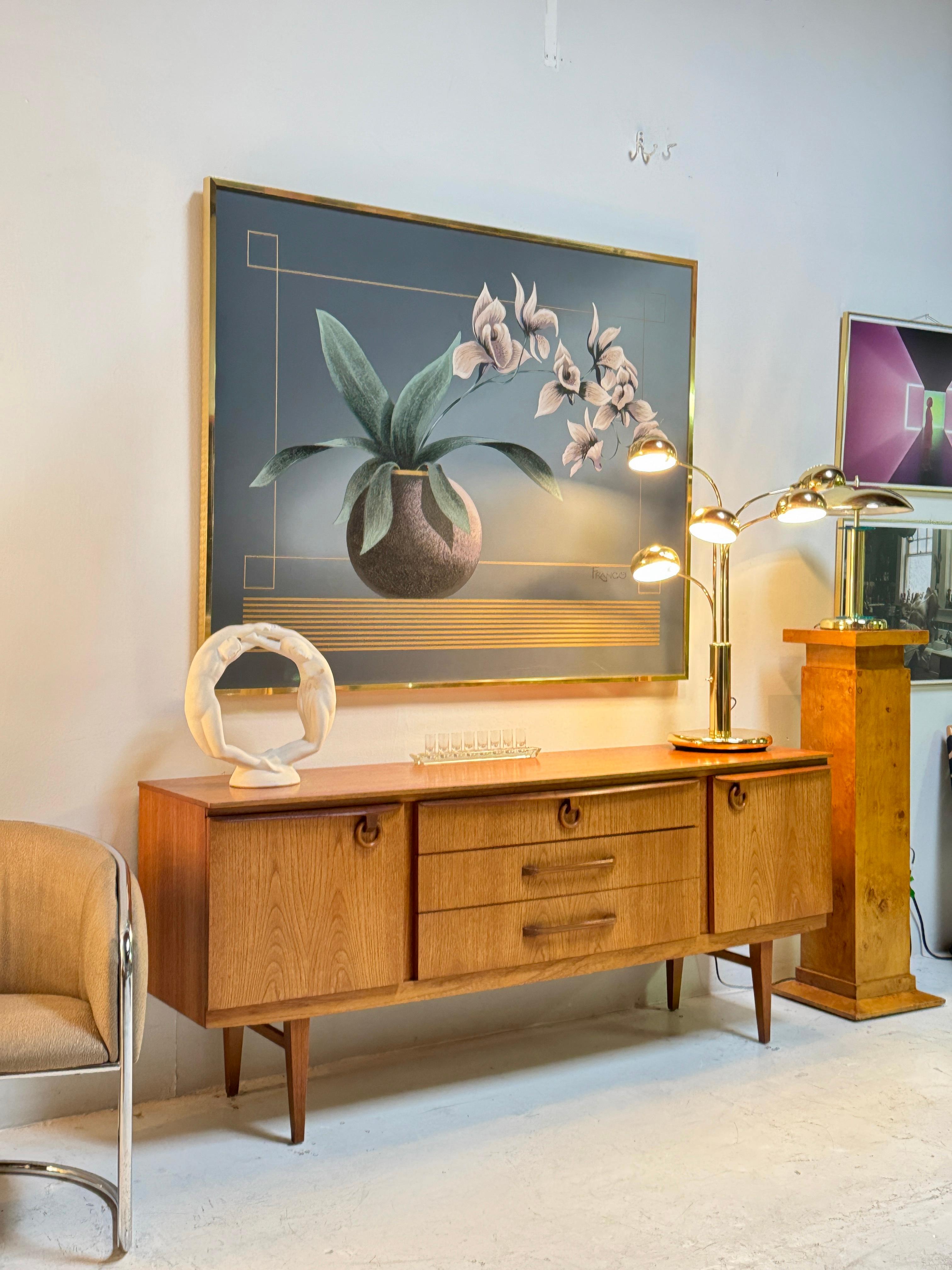 Veneer A stunning mid century modern teak sideboard by Beautility, circa 1960s