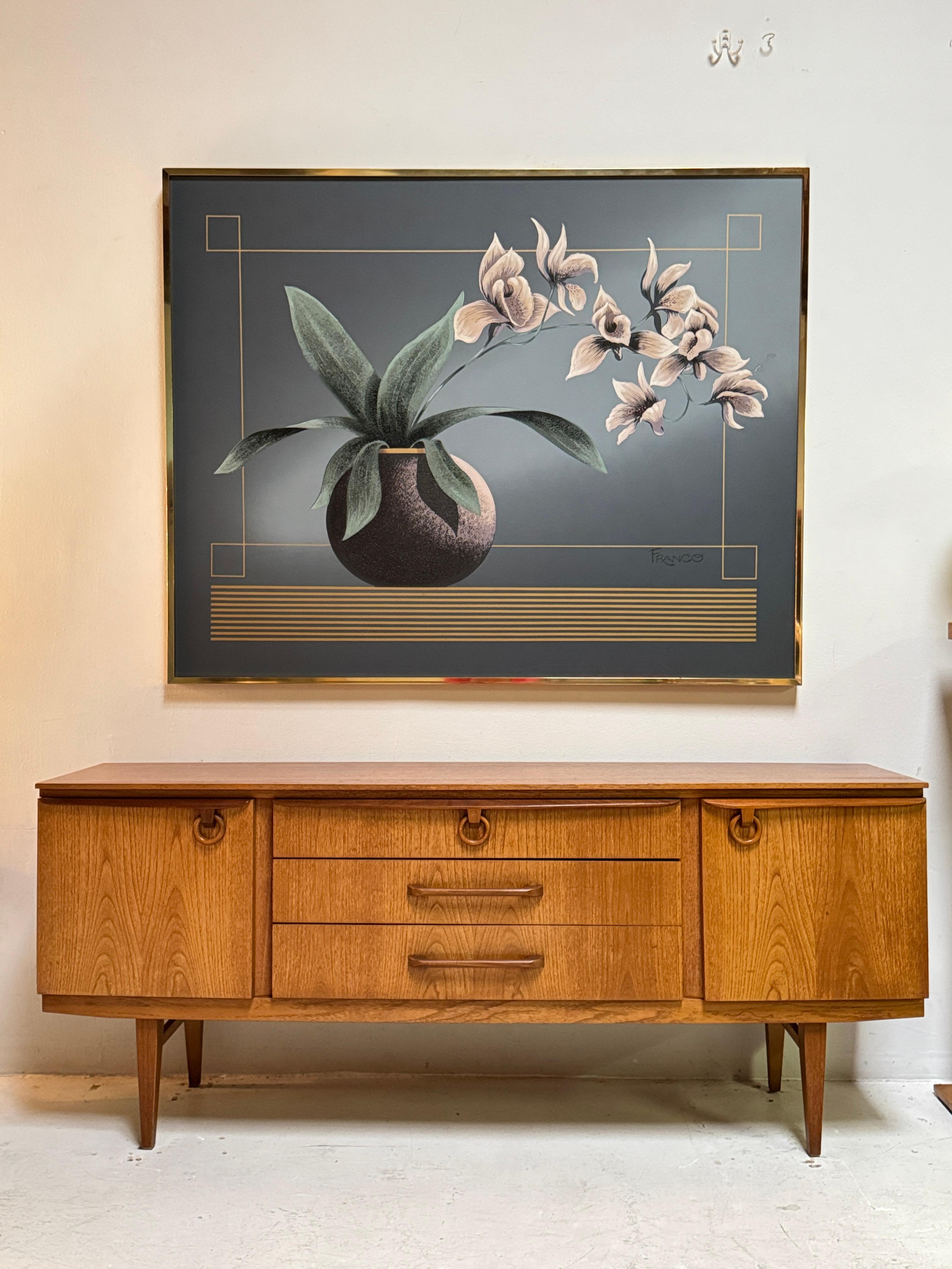 Atemberaubendes Sideboard aus Teakholz von Beautility aus der Mitte des Jahrhunderts, ca. 1960er Jahre (Holz) im Angebot