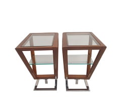 A Stunning Pair of Side Tables in the Art Deco Design