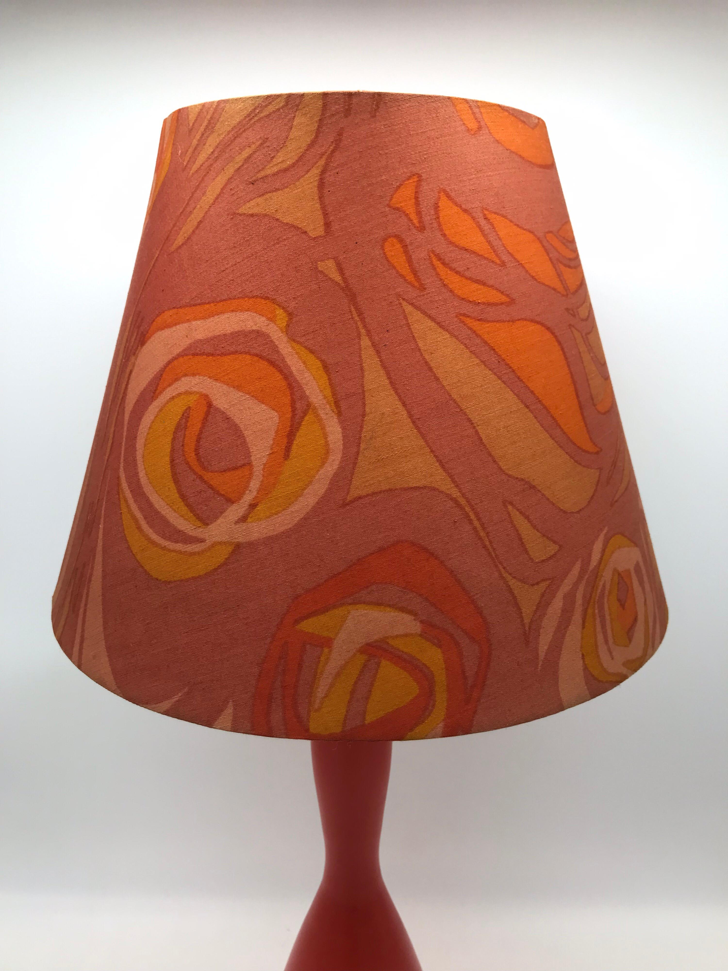 Danish Stunning Retro Vintage Table Lamp from the 1960s Made by Kastrup Glass Denmark