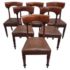 Stunning Set of Six Mid-19th Century Dining Chairs