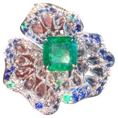 a stunning zambian emerald ring