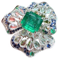a stunning zambian emerald ring