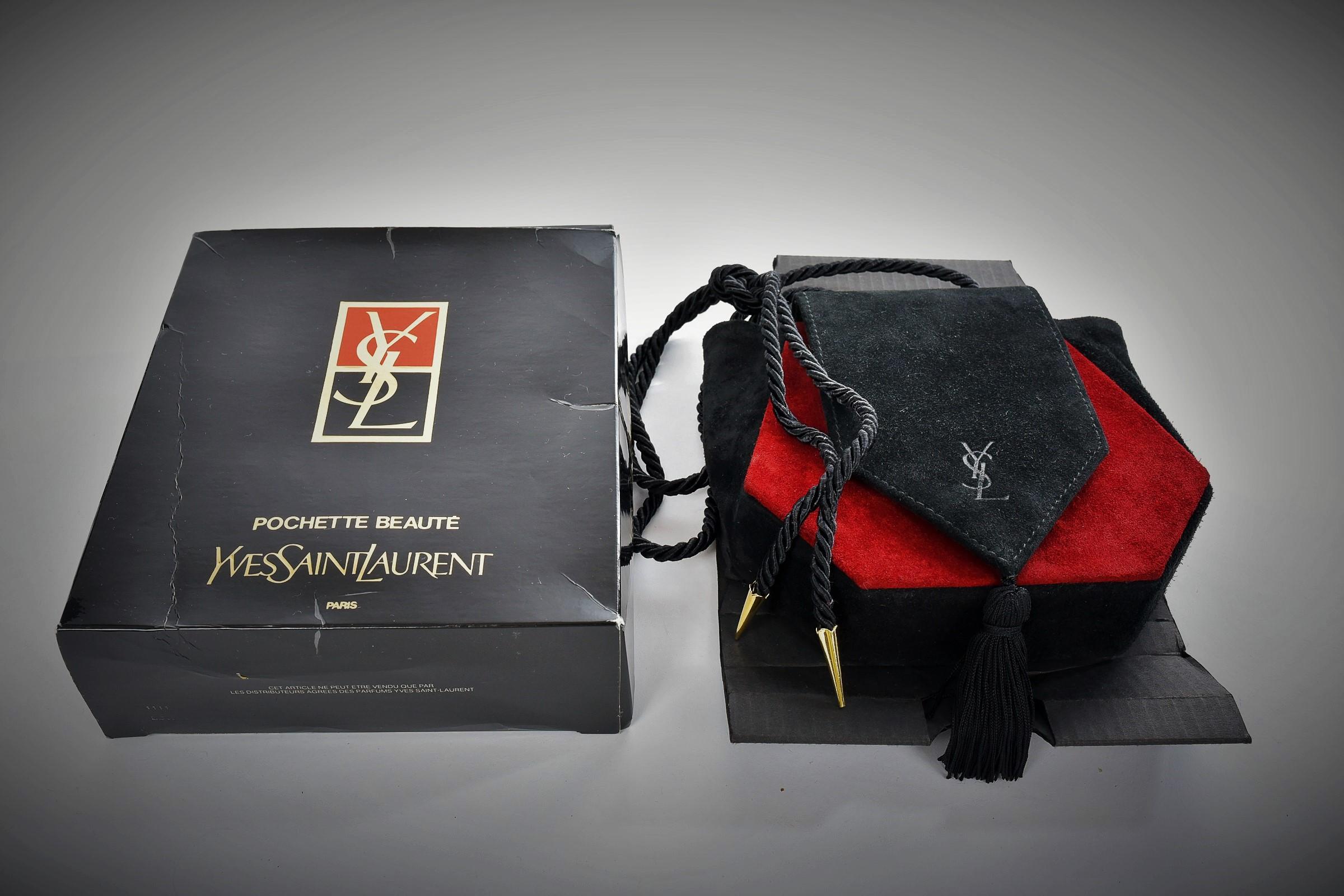 A Suede Evening Bag Yves Saint Laurent Collection Opera Ballets Russes 1976 5